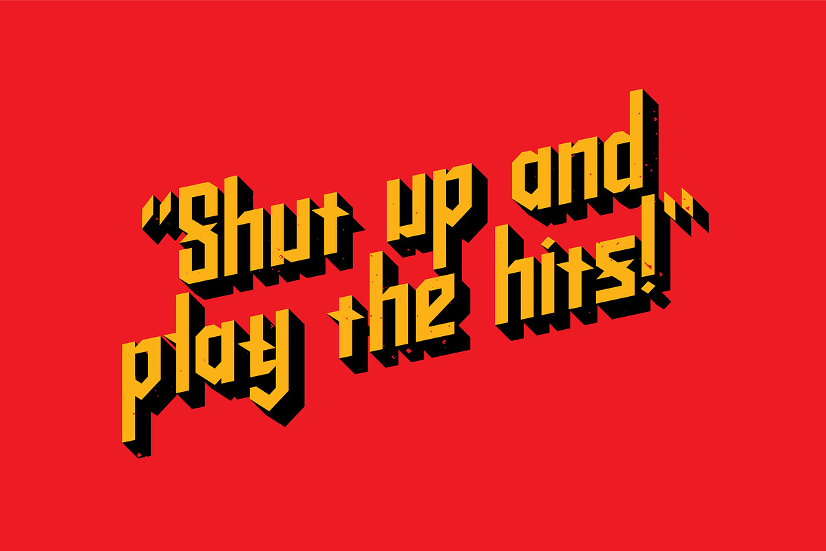 Judas Blackletter Display Font, a Blackletter Font by Fried Design Company (Photo 2 of 15)