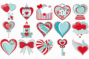 Valentine Love Clipart, an Illustration by Libby Wishes (Thumbnail 4 of 5)
