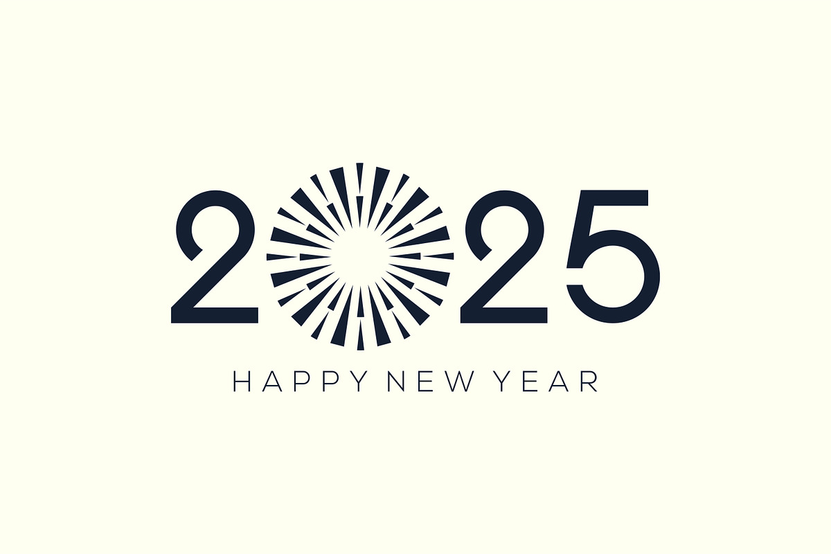 2025 Happy New Year design vector., a Branding & Logo Template by BARONSTD (Photo 3 of 3)