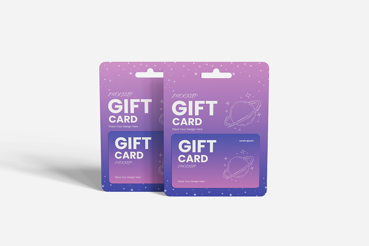 Gift Card Mockup, a Product Mockup by bimockup (Photo 2 of 6)