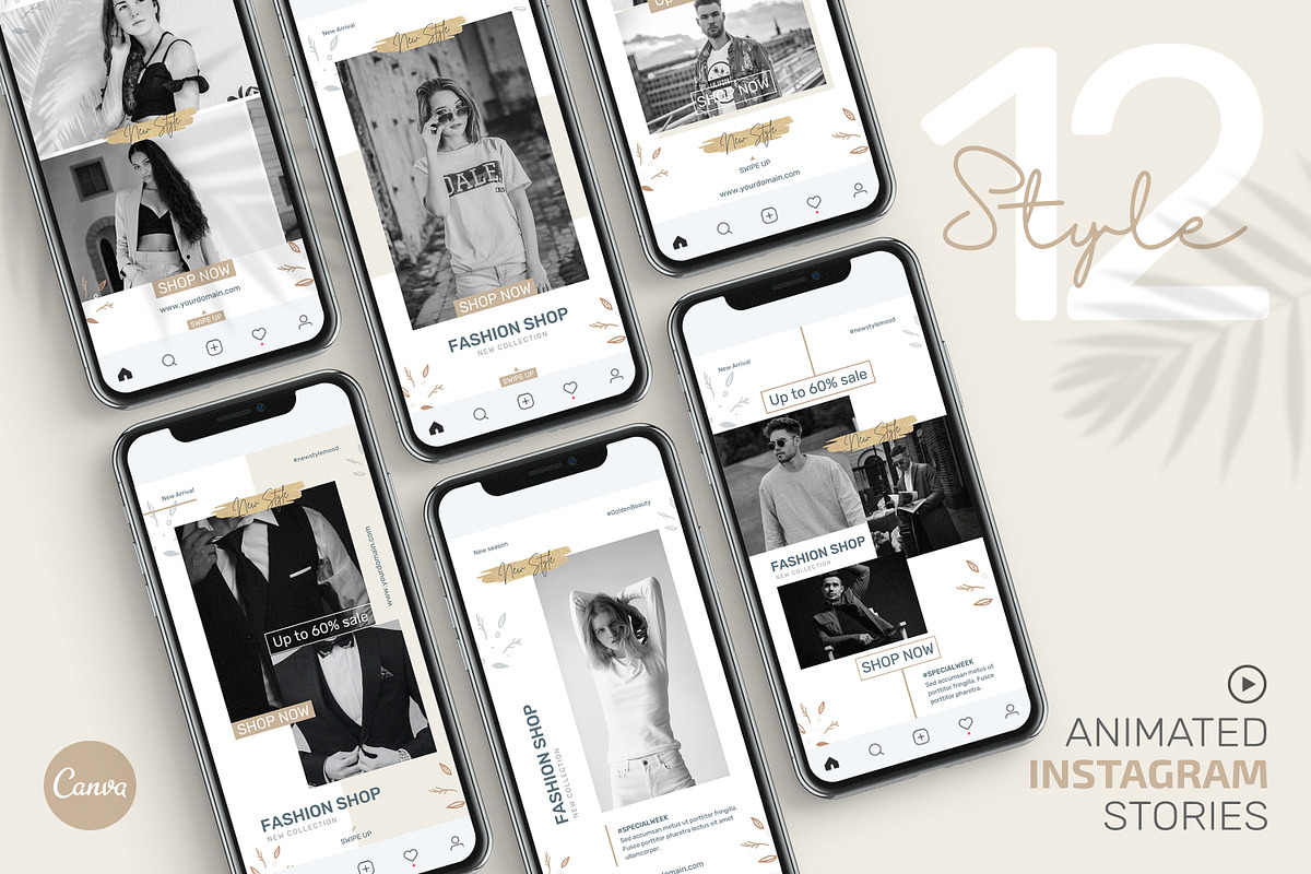 Canva Animated Instagram Stories, a Social Media Template by UP Studio (Photo 1 of 7)