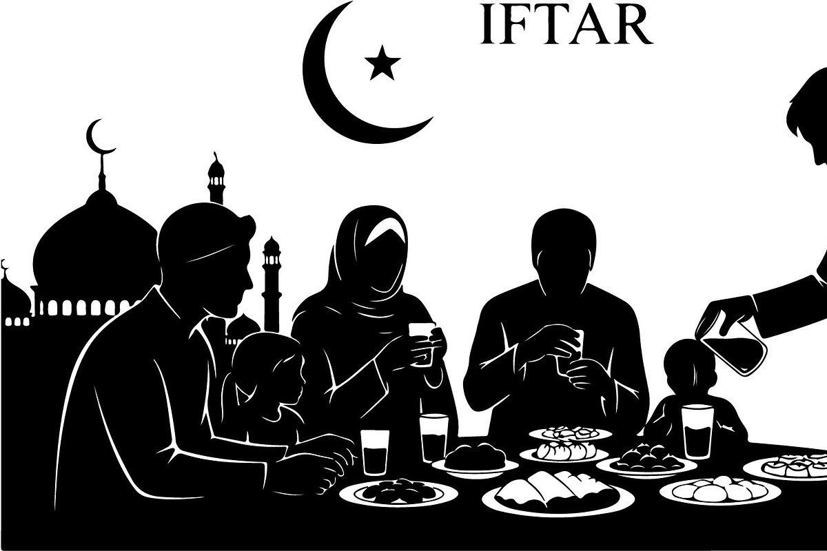 50 Ramadan Iftar Silhouette Bundle, an Illustration by Gfx_Store (Photo 33 of 49)