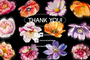 100 Floral Watercolor Illustrations, an Object Graphic by Nocturnal Wolf (Thumbnail 13 of 13)