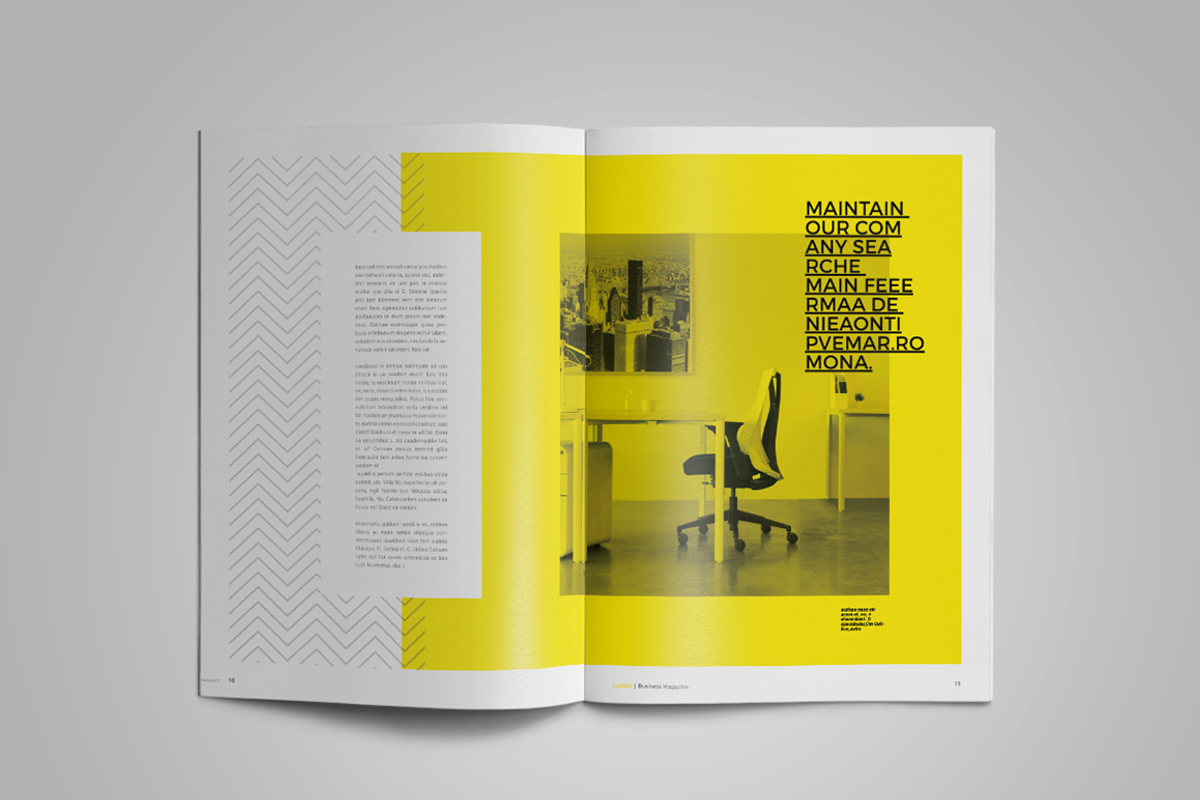Cathije | Business Magazine Template, a Magazine Template by spidergraph (Photo 6 of 9)