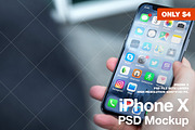 iPhone X PSD Mockup, an iPhone Mockup by StartMockups.com (Thumbnail 2 of 2)