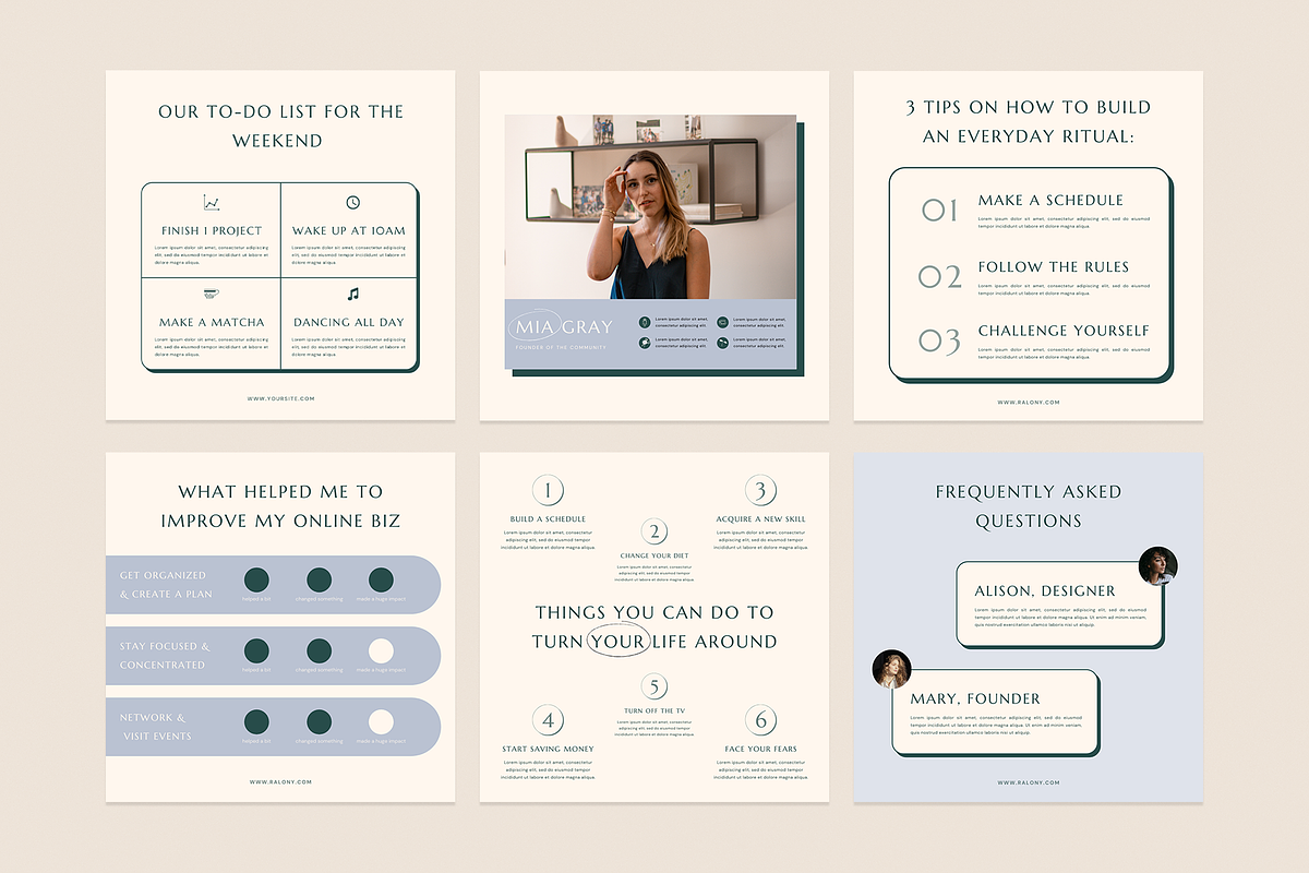Community Leader Instagram Kit, a Social Media Template by Ralony (Photo 4 of 9)
