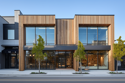 Sign Board Commercial Building, an Architecture Photo by shahsoft
