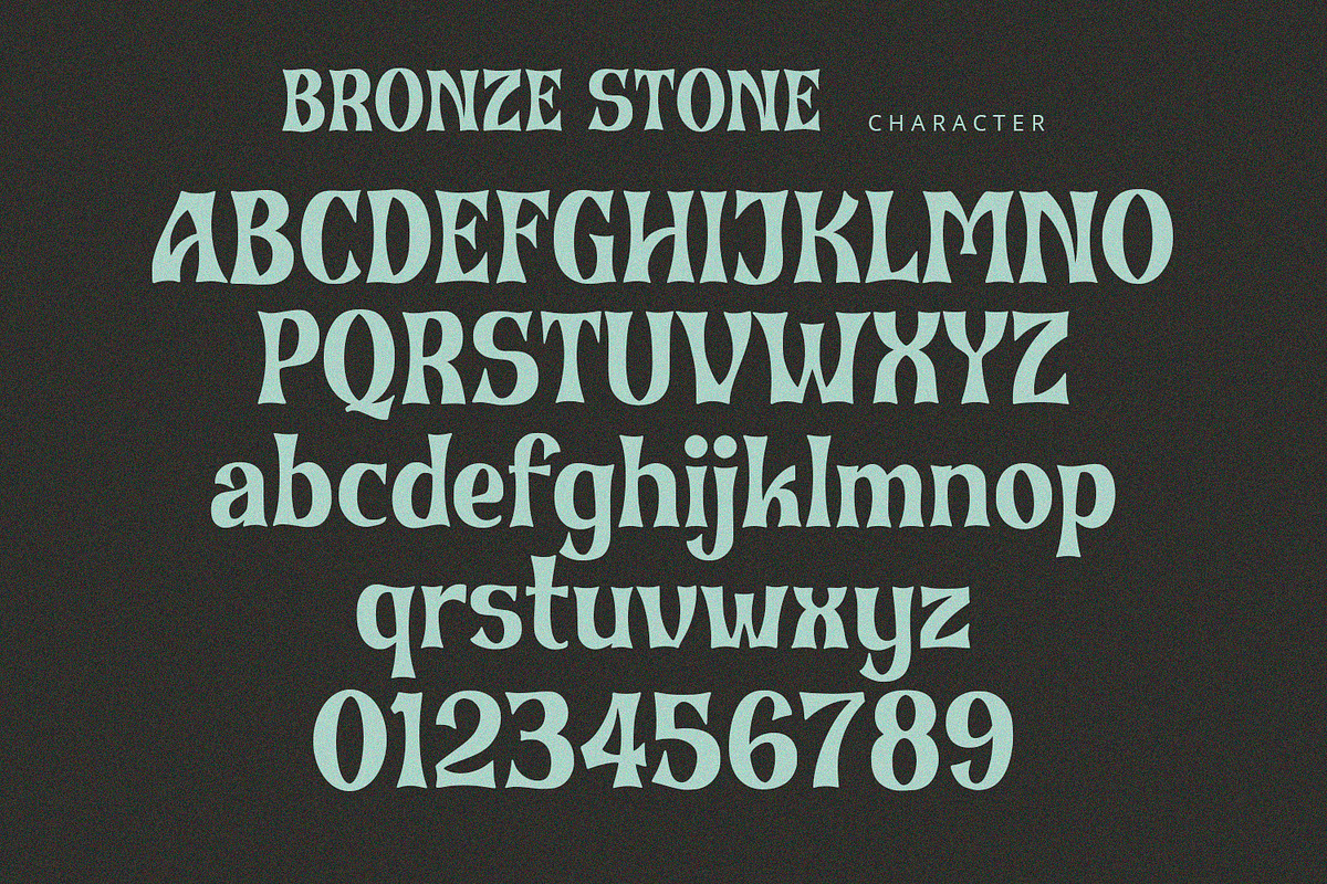 Bronze Stone - Serif Font, a Serif Font by Alpaprana (Photo 8 of 10)
