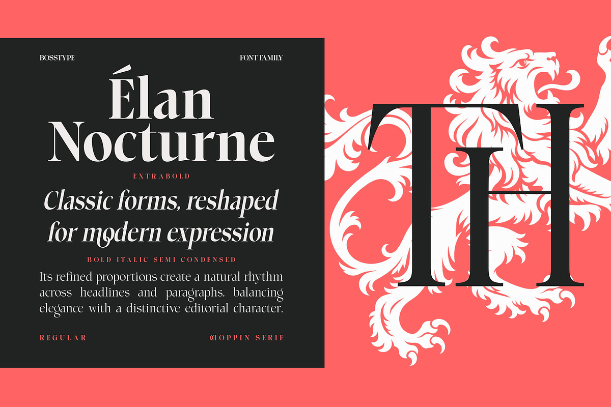 Choppin Serif | 91 Style Font, a Serif Font by Bosstype Studio (Photo 8 of 15)