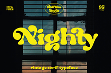 Nighty - Vintage Serif Typeface