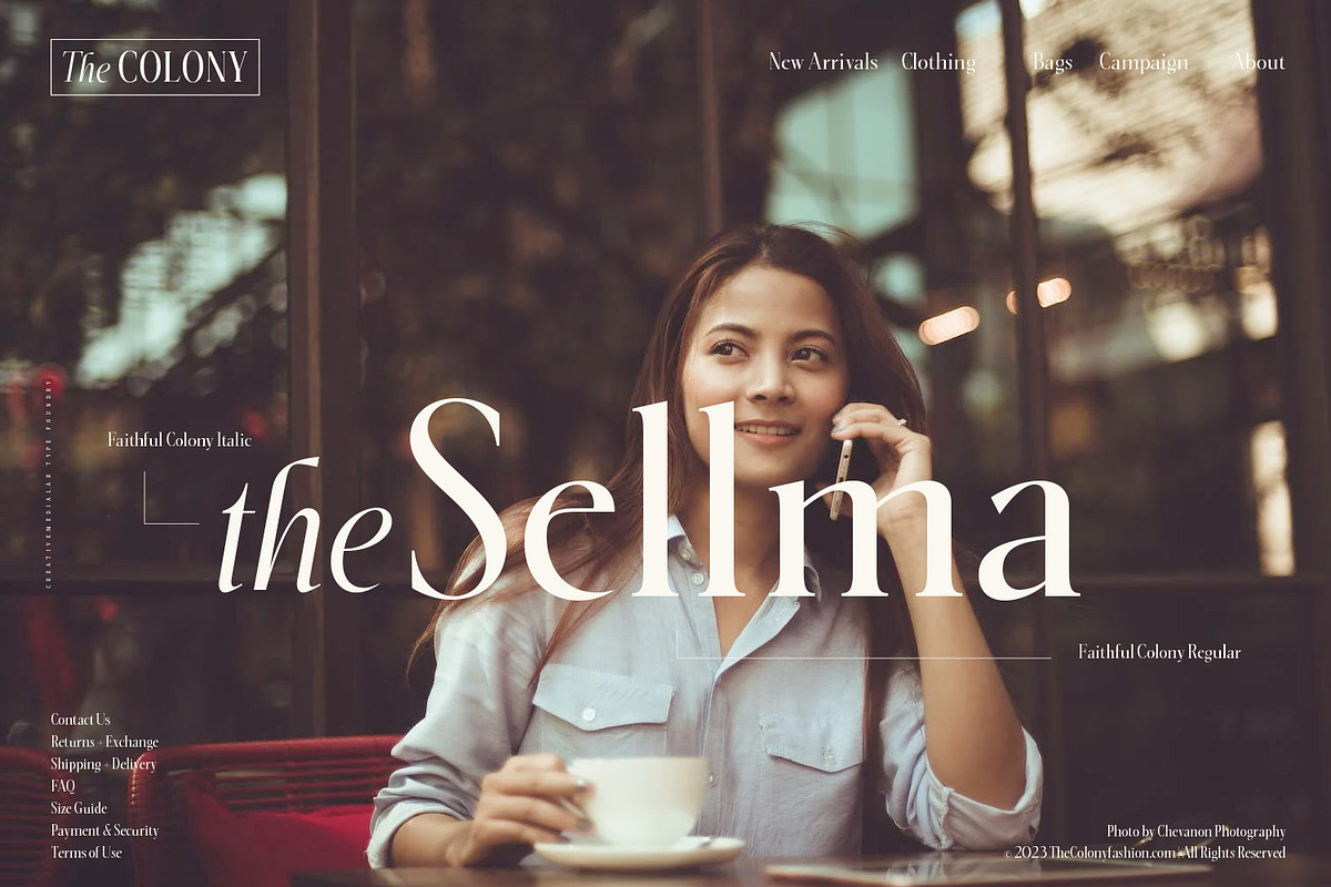 Faithful Colony - Elegant Serif, a Serif Font by creativemedialab (Photo 9 of 13)