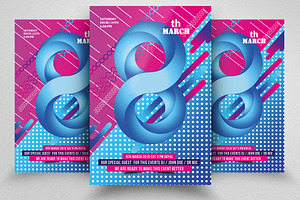 Women's Day Psd Flyers Template