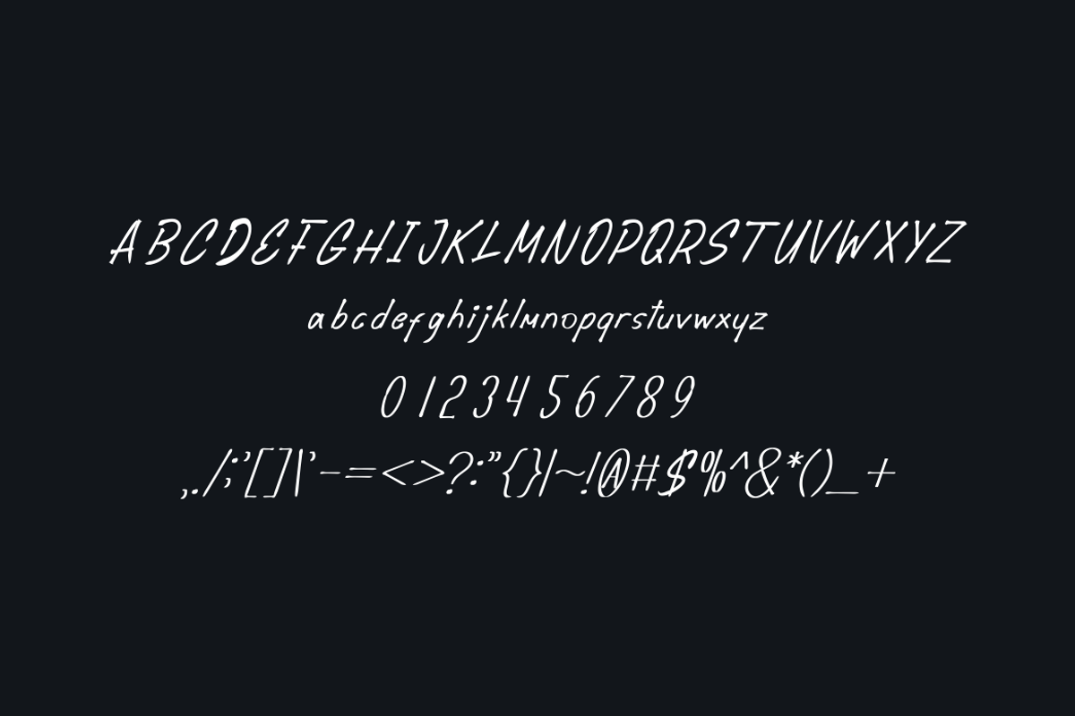 Gheb Resto - Font, a Handwritten Font by artchiles_design (Photo 4 of 5)