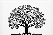Elegant dream tree silhouette design, a Healthcare Illustration by Amazin_art (Thumbnail 19 of 43)