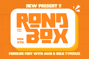 Rond Box - Heavy Font, a Sans Serif Font by Pandeka Studio