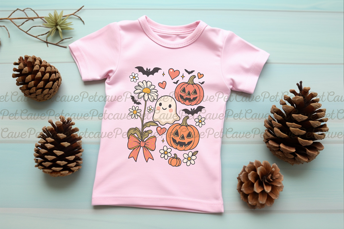 Floral Ghost Halloween PNG Bundle, a Graphic by Pet Cave (Photo 5 of 9)