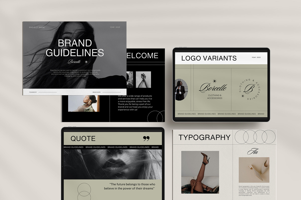 ATLANTA Brand Guidelines Template, a Branding & Logo Template by Amaré Creative (Photo 4 of 10)