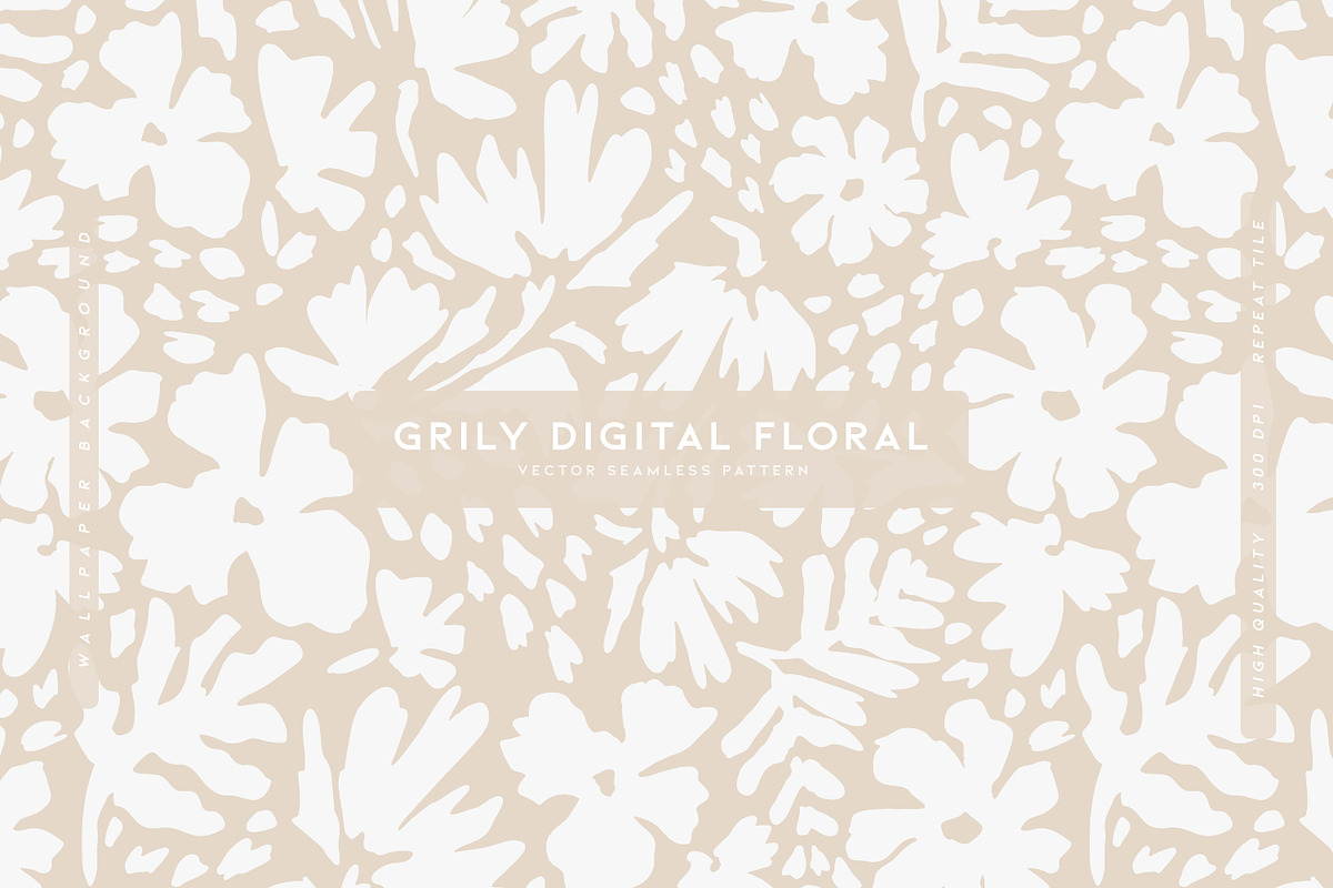 Bright Flowers Shapes, a Pattern Graphic by MalyskaStudio (Photo 1 of 10)