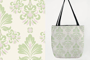 Green Ikat Floral Damask Pattern, a Pattern Graphic by PPEthnicDecorPattern (Thumbnail 7 of 7)