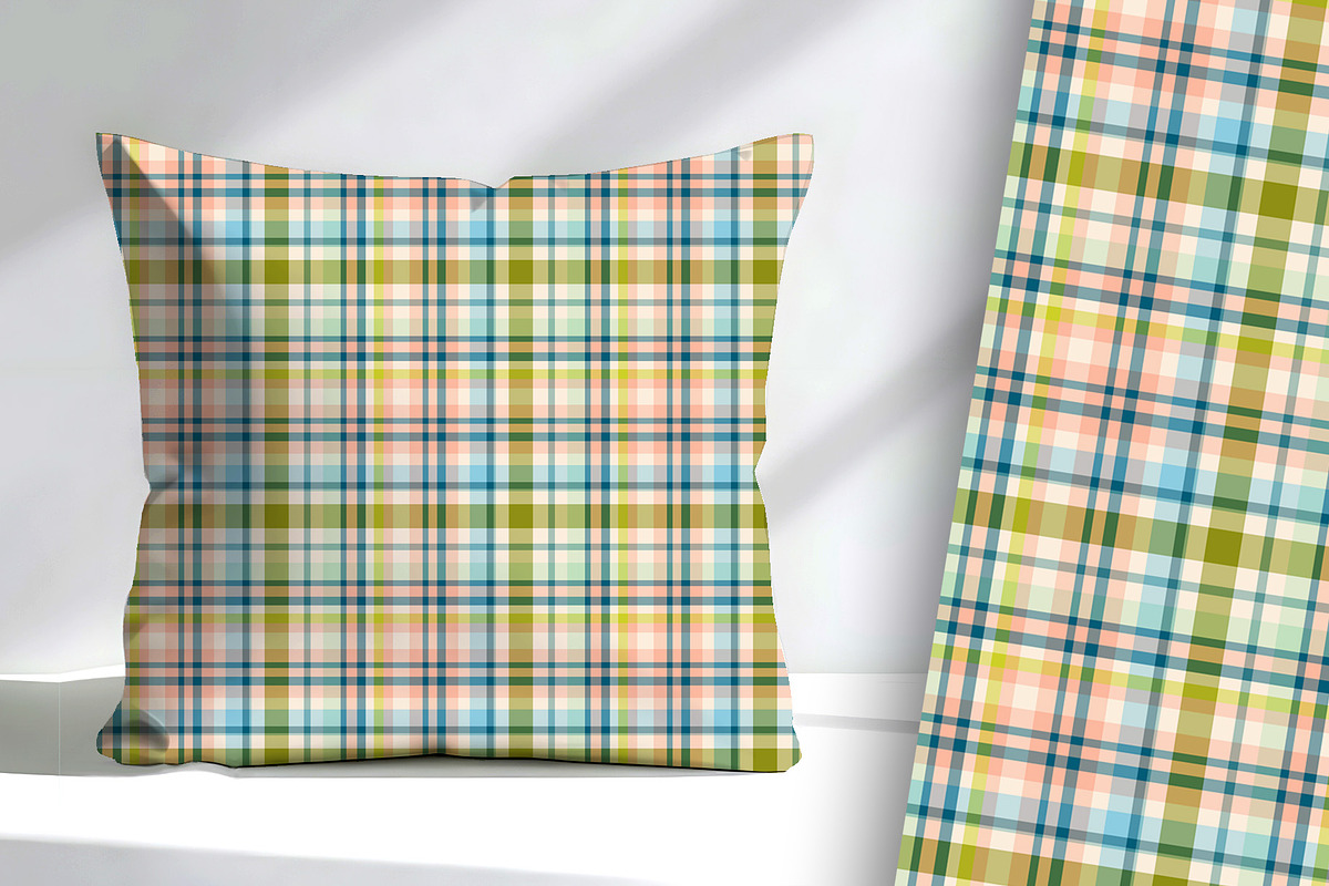 Summer Plaid Seamless Repeat, a Pattern Graphic by Sharon Schwalbe (Photo 3 of 6)