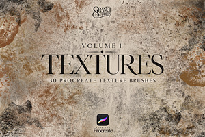 Textures Volume 1 -Procreate Brushes