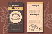 Vintage Coffee Shop Menu, a Templates & Theme by studiogstock (Thumbnail 1 of 5)