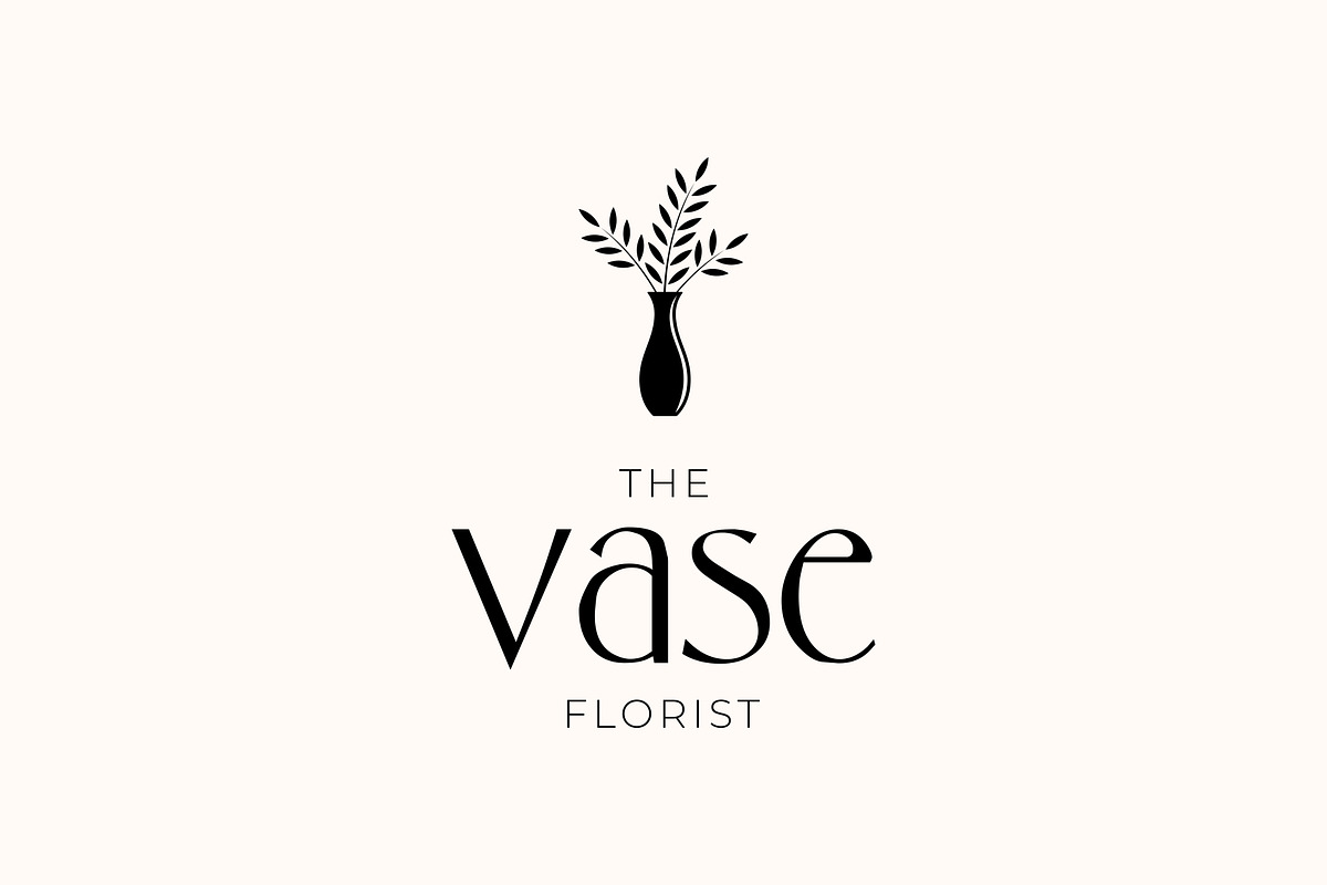 Flower Vase Ceramic Porcelain Logo, a Branding & Logo Template by ika trisiana (Photo 1 of 2)
