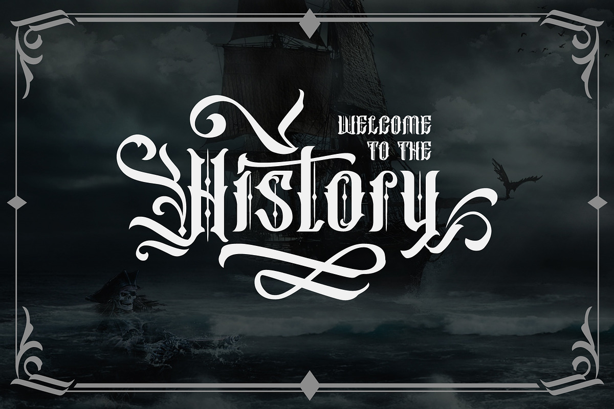 Katheryna Typeface, a Blackletter Font by Arterfak Project (Photo 2 of 7)