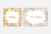 Floral christmas framed cards, a Decorative Illustration by Good Studio (Thumbnail 10 of 19)