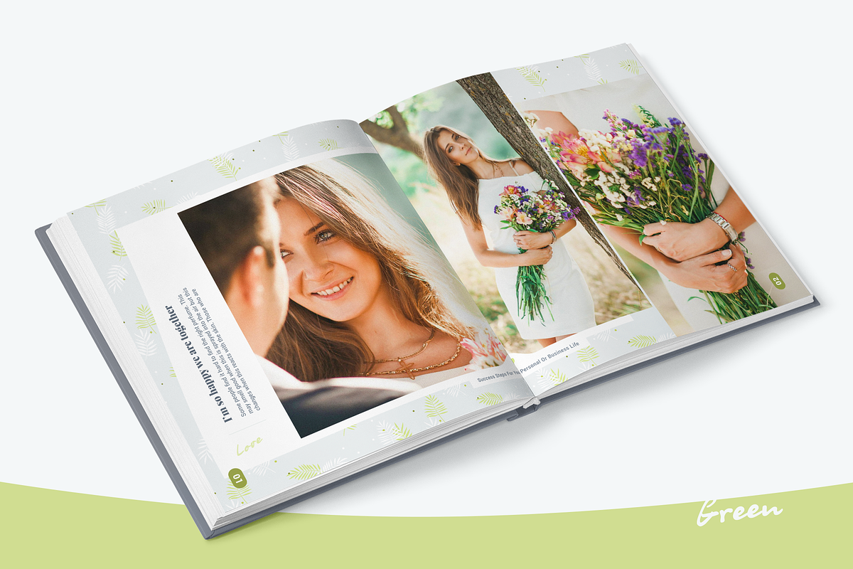 Photo Album Template - Green, a Stationery Template by ArealPro (Photo 4 of 22)