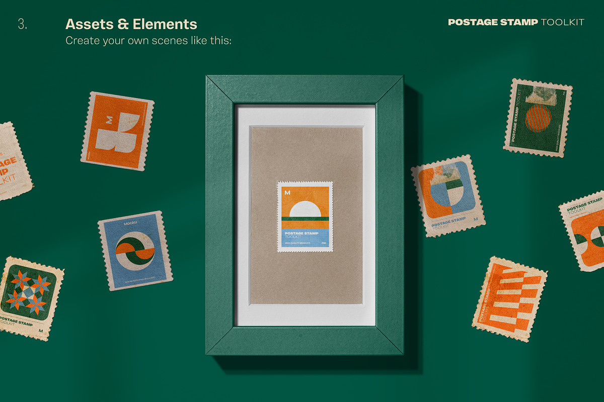Postage Stamp Toolkit, a Packaging Mockup by Mocku (Photo 18 of 22)