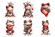 Whimsical Valentine Frog, an Illustration by Design Market (Thumbnail 3 of 3)