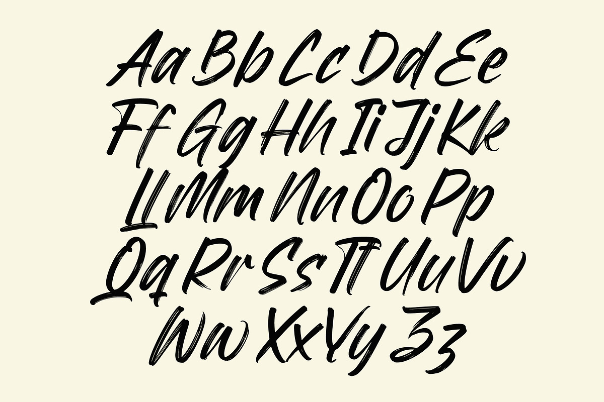 Mirage Factory Bold Brush Font, a Script Font by Letterena Studios Script (Photo 7 of 20)
