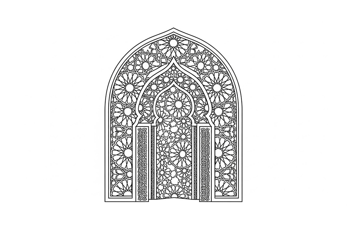 Islamic Arch Window Mandala Bundle, an Illustration by Artivon (Photo 19 of 45)