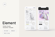 Element Newsletter Templates, an Email Template by jentle  |  design studio (Thumbnail 1 of 4)