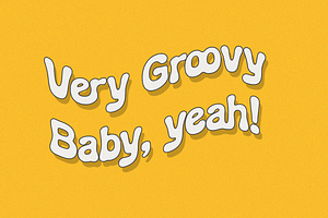 Roller Girl - Groovy Retro 70s Font