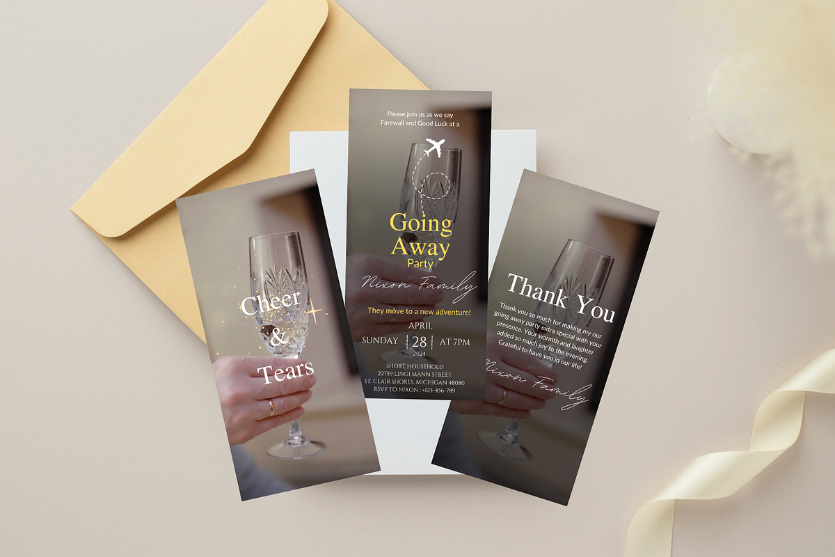 Going Away Party Invitation, an Invitation Template by Earth5168 (Photo 4 of 8)