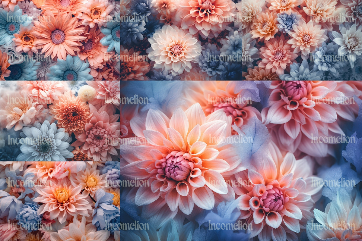 16 Pastel Flower Backgrounds, a Nature Photo by Incomelion (Photo 5 of 6)