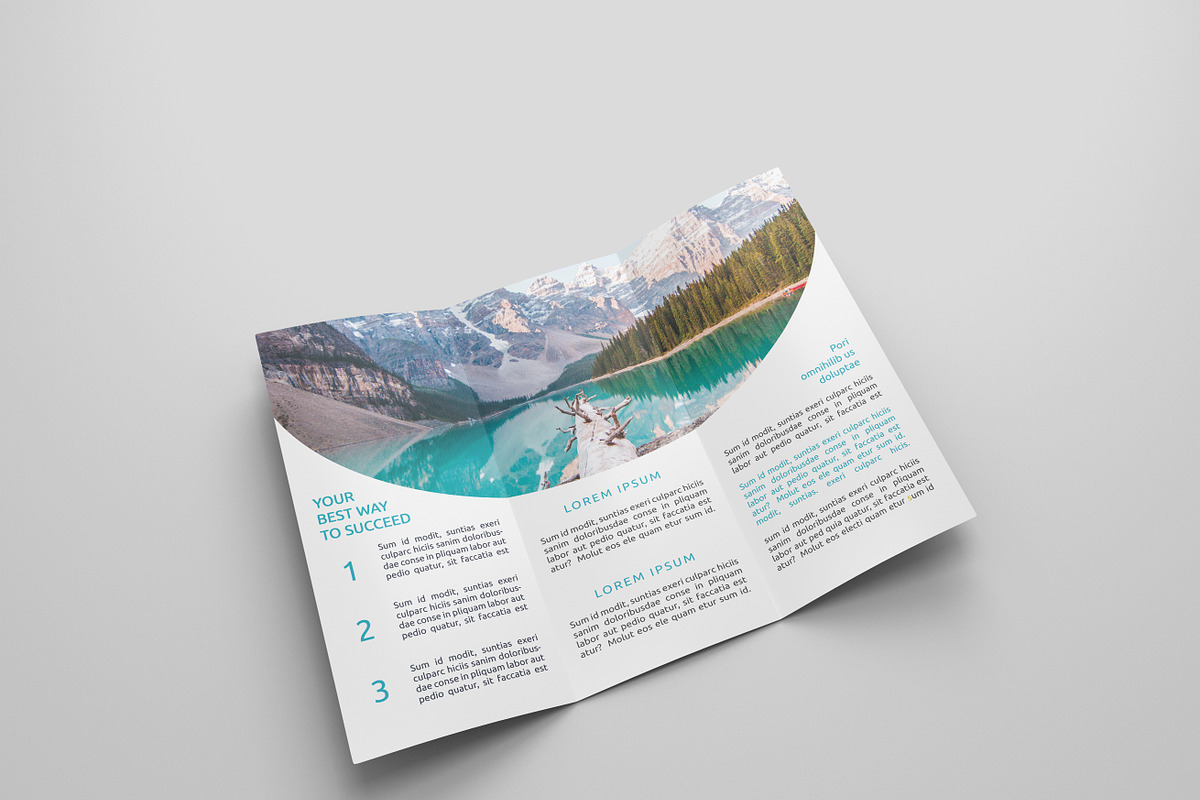 6 Travel  Tri Fold Bochures, a Brochure Template by Creatricks (Photo 4 of 13)