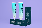 Toothpaste Tube & Packaging Mockup, a Packaging Mockup by graphicook (Thumbnail 2 of 4)