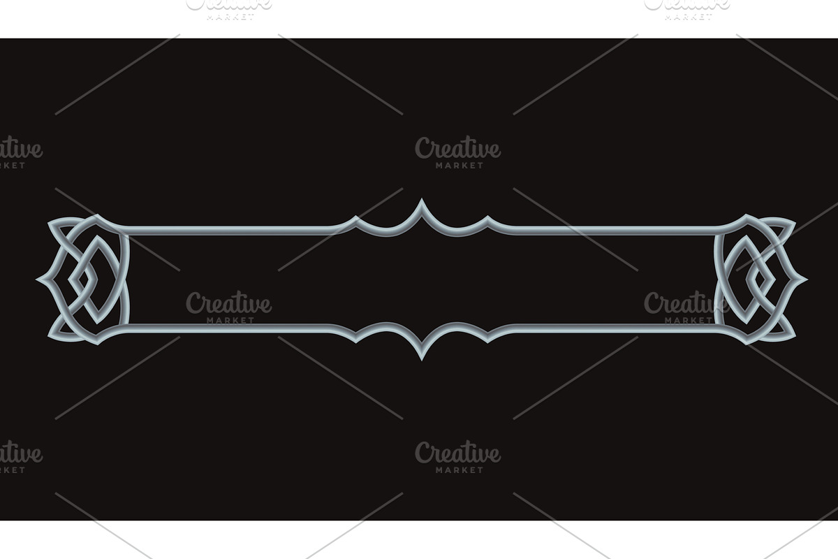 Frame medieval game ui. Empty, an Object Illustration by Things for designers