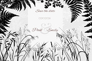 Fern and Grass Silhouettes, a Decorative Illustration by AW Studios (Thumbnail 6 of 6)