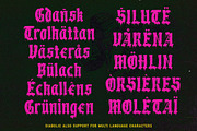 Diabolic - Blackletter Display Font, a Blackletter Font by Angin Studio (Thumbnail 15 of 20)