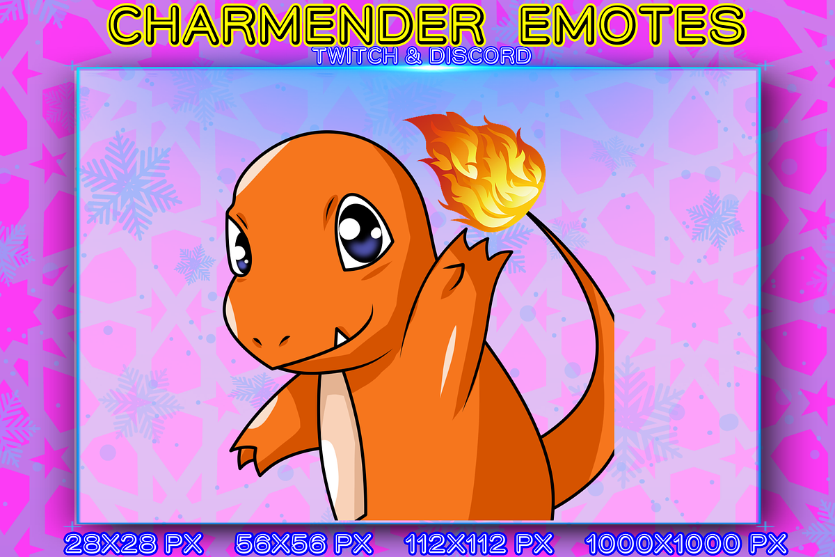 POKEMON CHARMENDER EMOTES, an Animal Illustration by YUNGMOTS (Photo 5 of 5)