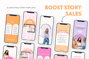 Instagram Sales Power Template Kit