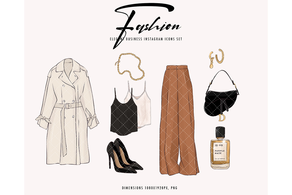 Fashion apparel women clothes, an Illustration by Milatoo (Photo 7 of 10)