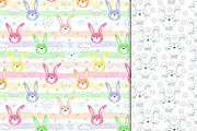 Cute rabbits patterns colection!, a Pattern Graphic by Irene_Boiko_ART (Thumbnail 11 of 21)