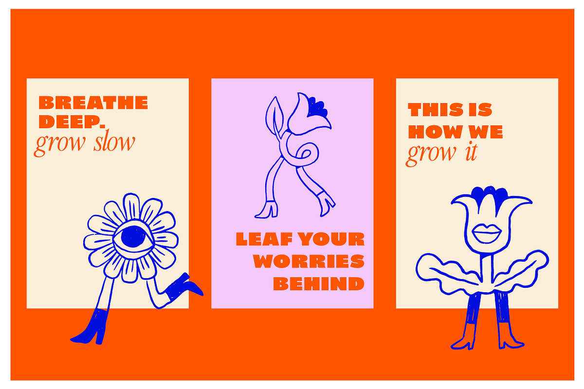 Doodle Garden - botanic characters, a Graphic by Marish (Photo 8 of 9)
