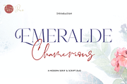 Emeralde Chamerions - Stylish Font, a Font by Almarkhatype (Thumbnail 1 of 10)