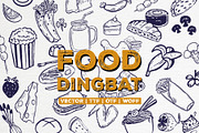 Food Dingbat, a Symbol Font by iyhulmonsta (Thumbnail 1 of 7)